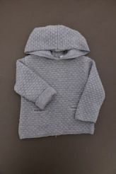 Burnou tricot gris mixte  C de C