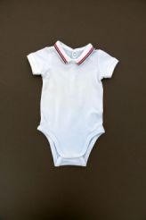 Body blanc col polo été  Jacadi