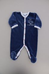 Dors-bien velours marine  Petit Bateau