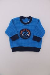 Sweat bleu roi mi-saison  Petit Bateau