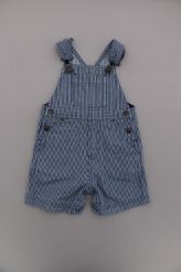 Salopette bleue rayée  Petit Bateau