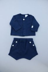 Ensemble en jersey marine  Petit Bateau