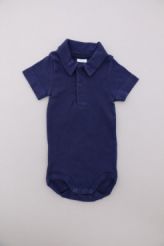 Body à col polo marine  Petit Bateau