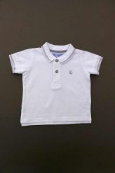 Polo blanc rayé gris été  Petit Bateau