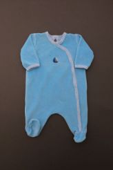 Dors-bien velours bleu  Petit Bateau