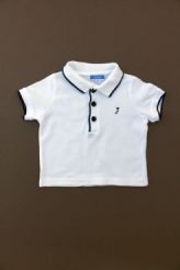 Polo en jersey blanc été  Jacadi