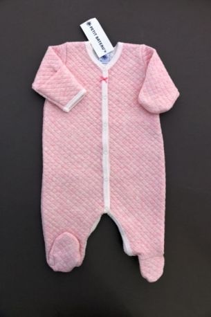 Surpyjama En Tubique Rose Neuf Avec Etiquette Chaud Hiver Automne Bebe Fille Petit Bateau