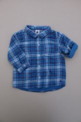 Chemise bleue rayée neuve  Petit Bateau