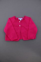 Cardigan coton fuchsia   Jacadi