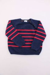 Pull rayé laine chaud  Petit Bateau