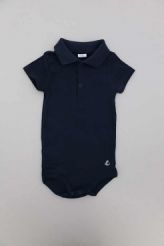 Body polo bleu marine  Petit Bateau