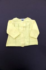 Gilet tricot fin jaune  DPAM Bébé