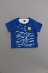 Tee-shirt sérigraphié neuf   Petit Bateau