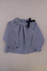 Blouse vichy marine  Jacadi