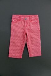 Pantalon rouge rayé été  Petit Bateau