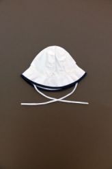 Chapeau blanc marine été  Jacadi