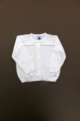 Gilet tricot fin blanc été  Petit Bateau