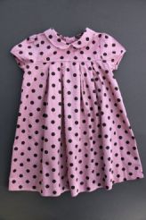 Robe rose à pois légère  Bout'chou