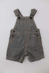 Salopette courte denim   Petit Bateau