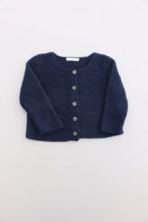 Cardigan bleu mi-saison  bout'chou