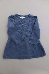 Robe velours bleu neuve  Cadet Rousselle