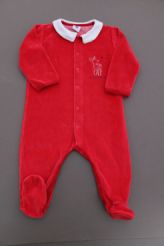 Pyjama rouge Noël mixte  Petit Bateau