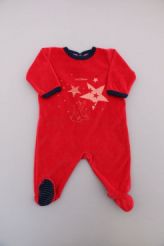 Dors-bien rouge étoiles  Petit Bateau