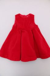 Robe velours rouge hiver  Obaïbi