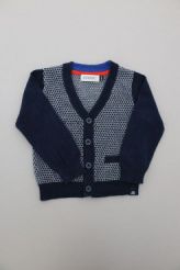 Cardigan bleu gris hiver  Jean Bourget