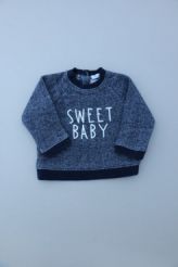 Sweat bleu mi-saison  Bout'chou