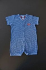 Combishort rayé bleu été  Petit Bateau