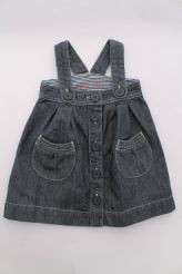 Robe salopette en jean  Petit Bateau