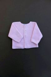 Gilet coton rose layette  absorba