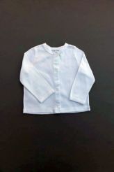 Gilet jersey fin blanc été  Petit Bateau