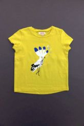 T-shirt jaune sérigraphié  Catimini