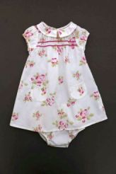 Robe et bloomer à fleurs  DPAM bébé