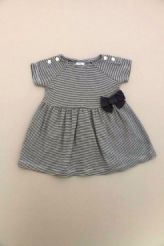 Robe été jersey milleraies  Petit Bateau