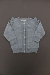 Gilet tricot coton gris  Pappy & Mommy