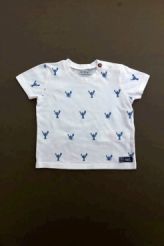 T-shirt blanc homard été  ikks