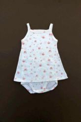 Combirobe jersey fleuri  Petit Bateau