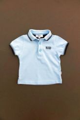 Polo bleu bord marine  Hugo Boss