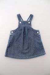 Robe chasuble en jean  Petit Bateau