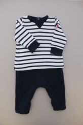 Combilong rayé mi-saison  Petit Bateau