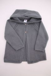 Gilet long laine coton  Petit Bateau