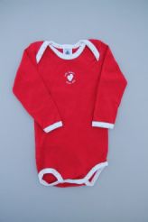 Body rouge blanc hiver  Petit Bateau