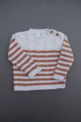 Pull doux rayé hiver  Cyrillus