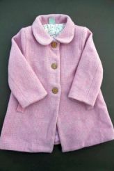 Manteau laine rose hiver    ZY baby