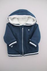 Gilet bleu réversible neuf  Obaïbi