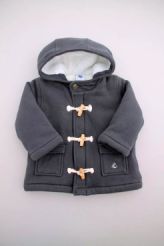 Duffle-coat gris chaud  Petit Bateau