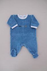Pyjama bleu doux chaud  Petit Bateau